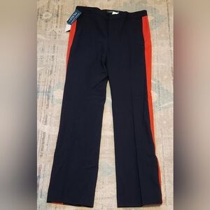 Ralph Lauren X Friends Side-Stripe Wool Blend Pants. Navy/Red. Size 10. NWT